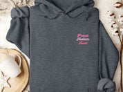 Proud Autism Aunt Hoodie-Dark Heather-Neurodiversity, ADHD & Autism Awareness & Acceptance Hoodie by Daily Bloom