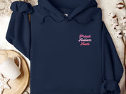 Proud Autism Aunt Hoodie-Navy-Neurodiversity, ADHD & Autism Awareness & Acceptance Hoodie by Daily Bloom
