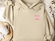 Proud Autism Aunt Hoodie-Sand-Neurodiversity, ADHD & Autism Awareness & Acceptance Hoodie by Daily Bloom