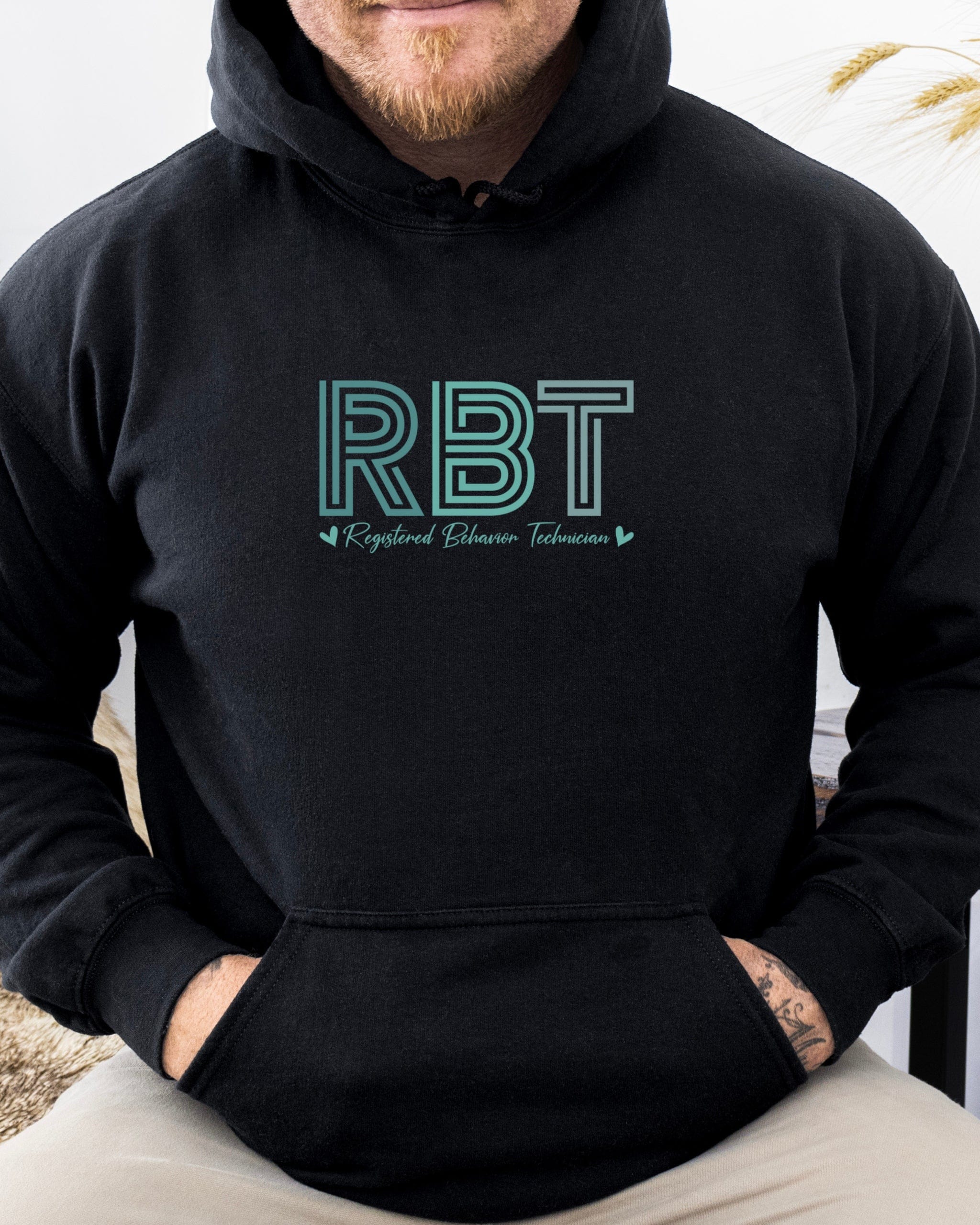 RBT Geometric Hoodie-Neurodiversity, ADHD & Autism Awareness & Acceptance Hoodie by Daily Bloom