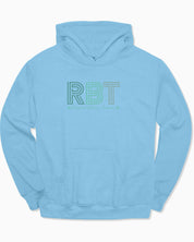 RBT Geometric Hoodie-Light Blue-Neurodiversity, ADHD & Autism Awareness & Acceptance Hoodie by Daily Bloom