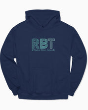 RBT Geometric Hoodie-Navy-Neurodiversity, ADHD & Autism Awareness & Acceptance Hoodie by Daily Bloom