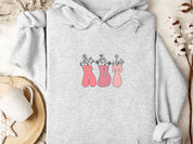 RBT Groovy Wildflowers Hoodie-Ash-Neurodiversity, ADHD & Autism Awareness & Acceptance Hoodie by Daily Bloom
