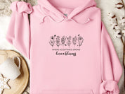 Where Acceptance Grows Love Blooms Hoodie-Light Pink-Neurodiversity, ADHD & Autism Awareness & Acceptance Hoodie by Daily Bloom