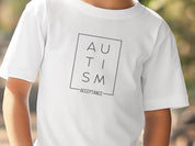 Autism Acceptance Box Kids T-Shirt-Neurodiversity, ADHD & Autism Awareness & Acceptance Kids clothes by Daily Bloom