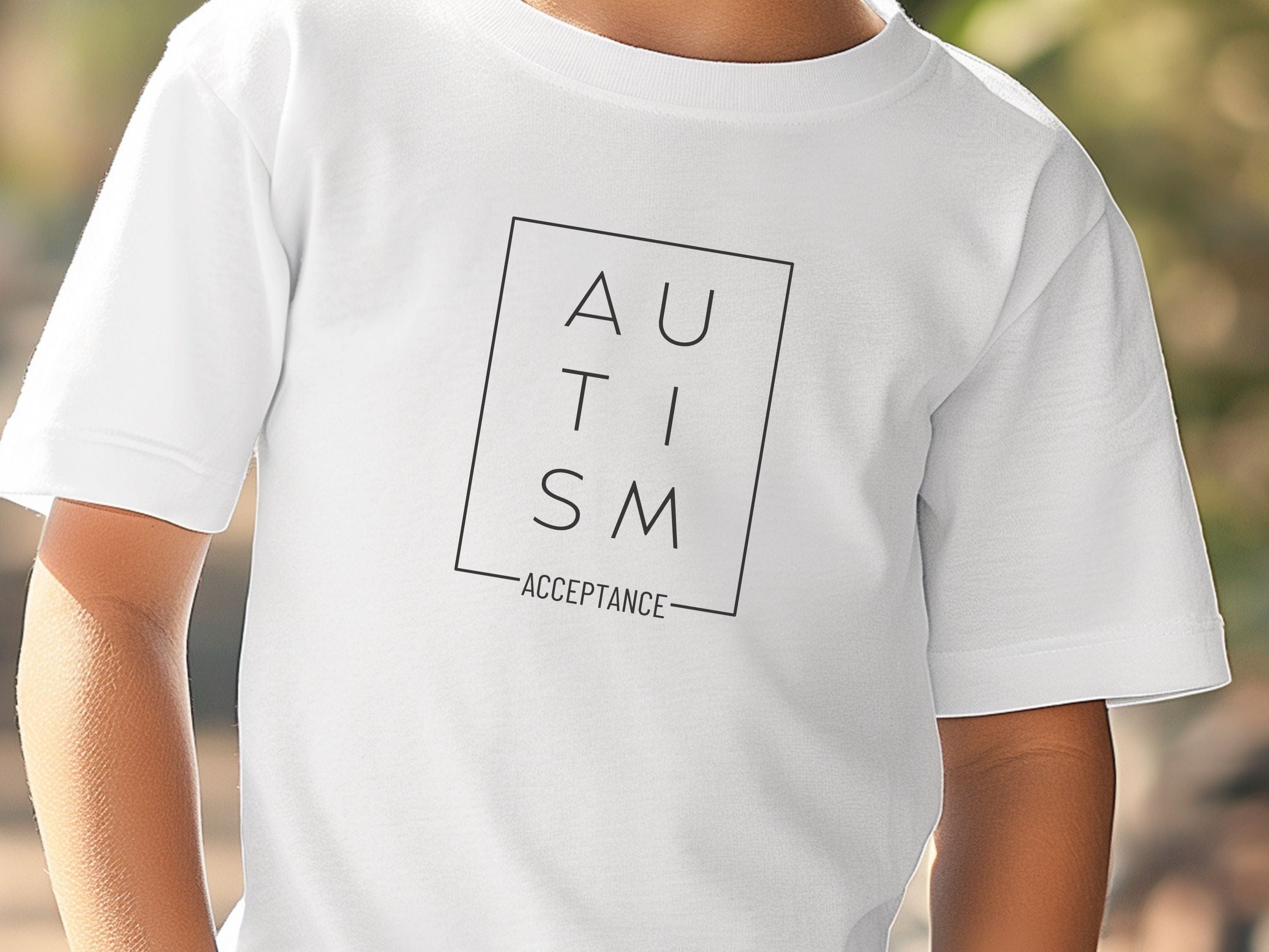 Autism Acceptance Box Kids T-Shirt-Neurodiversity, ADHD & Autism Awareness & Acceptance Kids clothes by Daily Bloom