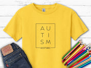 Autism Acceptance Box Kids T-Shirt-Daisy-Neurodiversity, ADHD & Autism Awareness & Acceptance Kids clothes by Daily Bloom