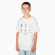 Autism Kids clothes By Daily Bloom Autism Awareness 2025 - Affirmation Handprints Youth T-Shirt