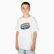 Autism Kids clothes By Daily Bloom Autism Awareness 2025 - Brushstrokes of Awareness Youth T-Shirt
