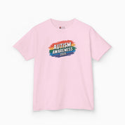 Autism Kids clothes By Daily Bloom Autism Awareness 2025 - Brushstrokes of Awareness Youth T-Shirt Light Pink / XS