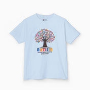 Autism Kids clothes By Daily Bloom Autism Awareness 2025 - Tree of Acceptance Youth T-Shirt Light Blue / XS