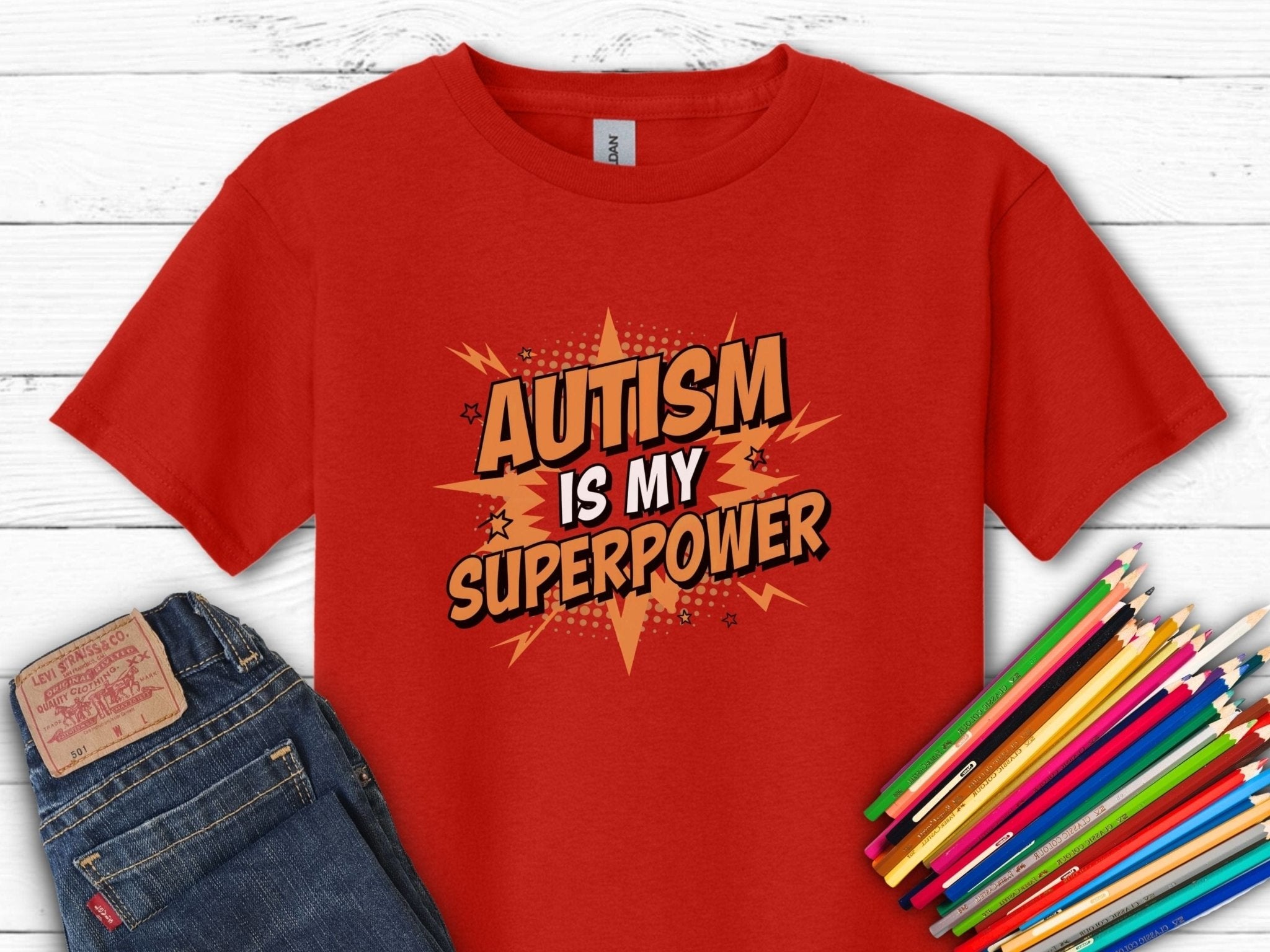Autism Kids clothes - Autism Is My Superpower Kids T-Shirt - Daily Bloom