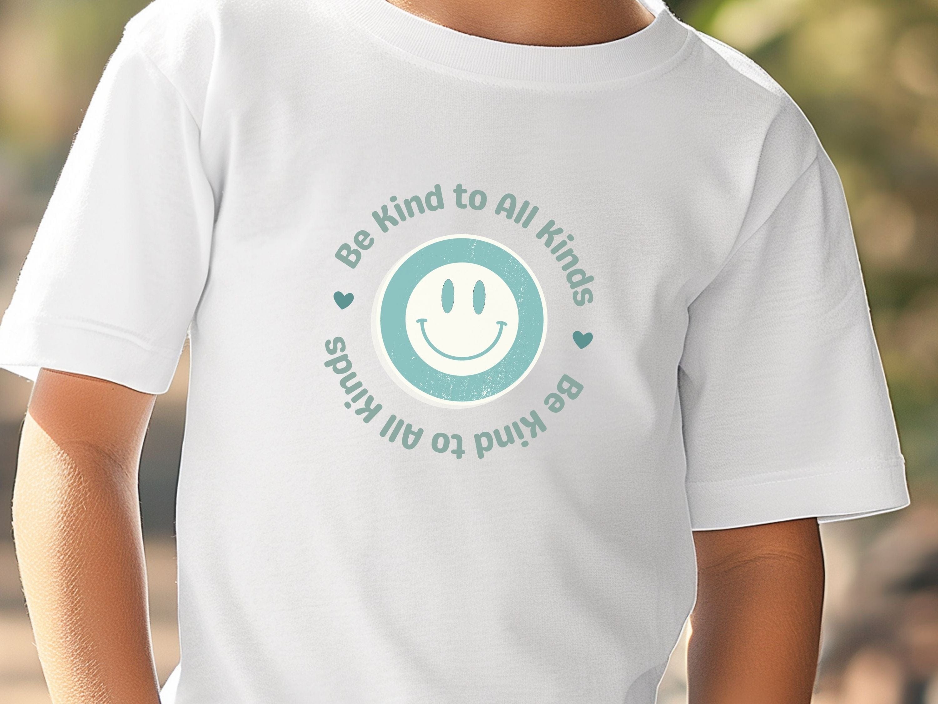 Be Kind to All Kinds Kids T-Shirt-Neurodiversity, ADHD & Autism Awareness & Acceptance Kids clothes by Daily Bloom