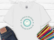Be Kind to All Kinds Kids T-Shirt-White-Neurodiversity, ADHD & Autism Awareness & Acceptance Kids clothes by Daily Bloom