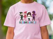 Bloom Buddies Holding Hands Kids T-Shirt-Neurodiversity, ADHD & Autism Awareness & Acceptance Kids clothes by Daily Bloom