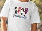 Bloom Buddies Holding Hands Kids T-Shirt-Neurodiversity, ADHD & Autism Awareness & Acceptance Kids clothes by Daily Bloom