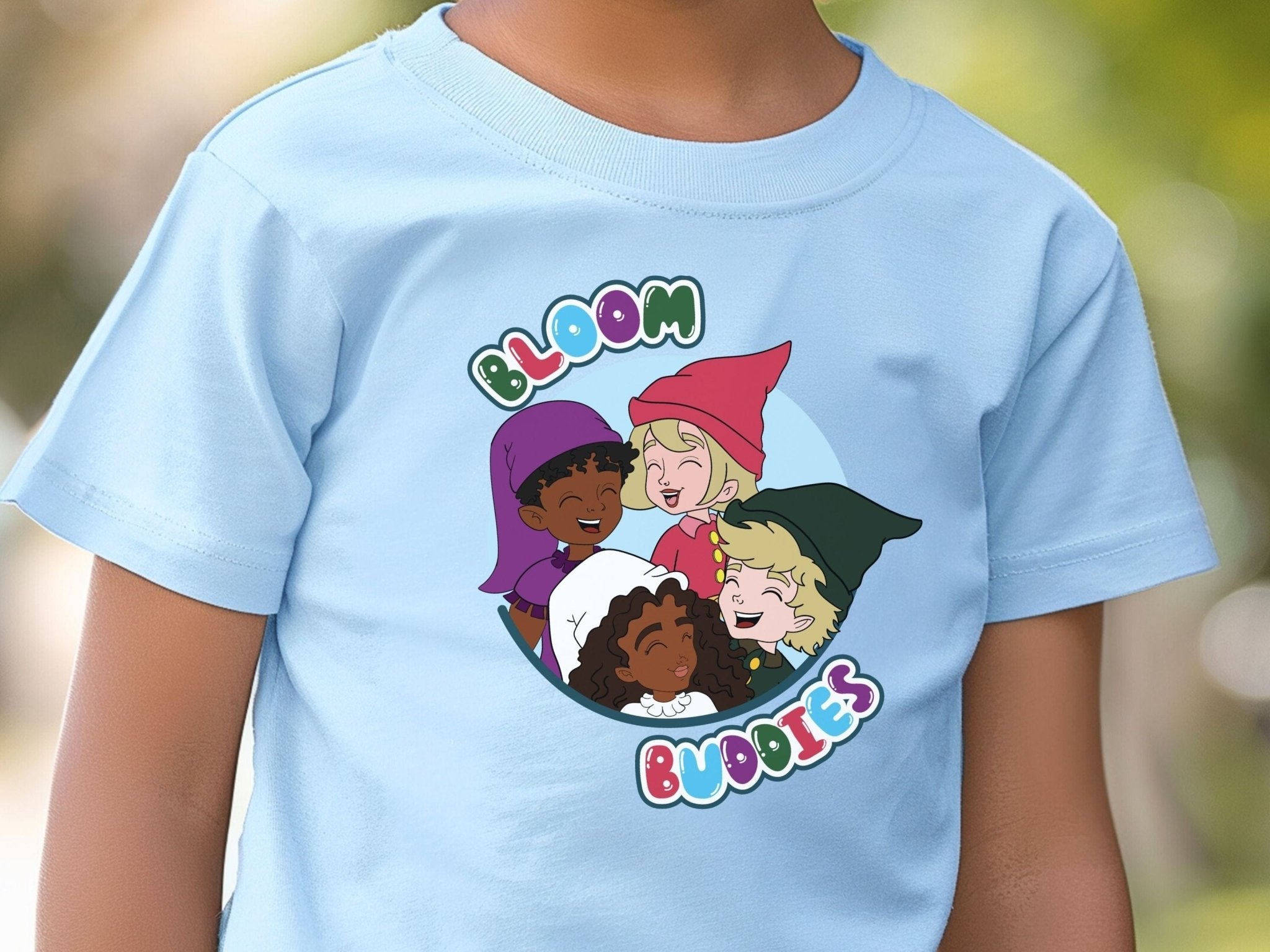 Autism Kids clothes - Bloom Buddies Profile Pictures Kids T-Shirt - Daily Bloom