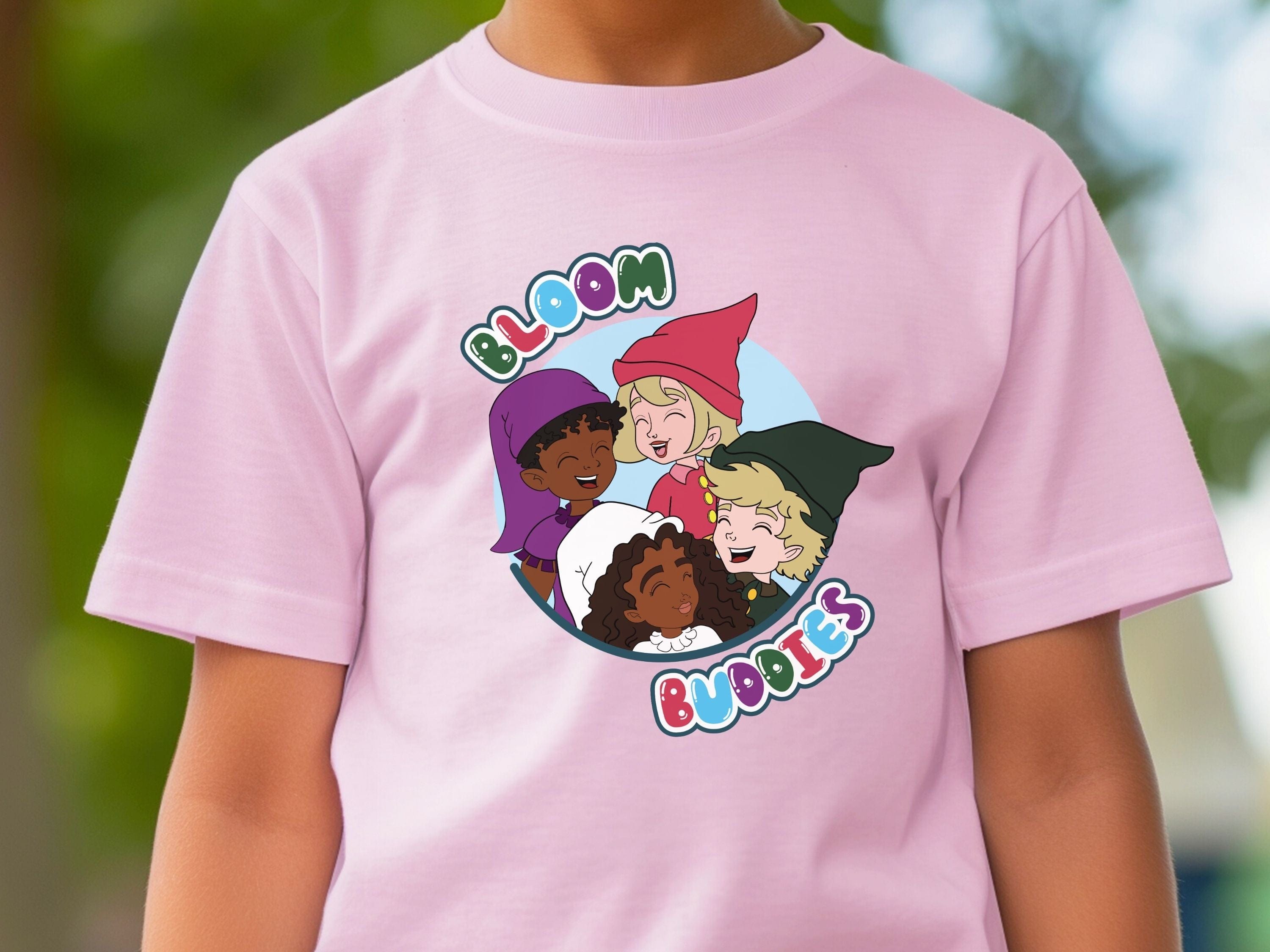 Bloom Buddies Profile Pictures Kids T-Shirt-Neurodiversity, ADHD & Autism Awareness & Acceptance Kids clothes by Daily Bloom