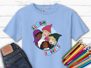Bloom Buddies Profile Pictures Kids T-Shirt-Light Blue-Neurodiversity, ADHD & Autism Awareness & Acceptance Kids clothes by Daily Bloom