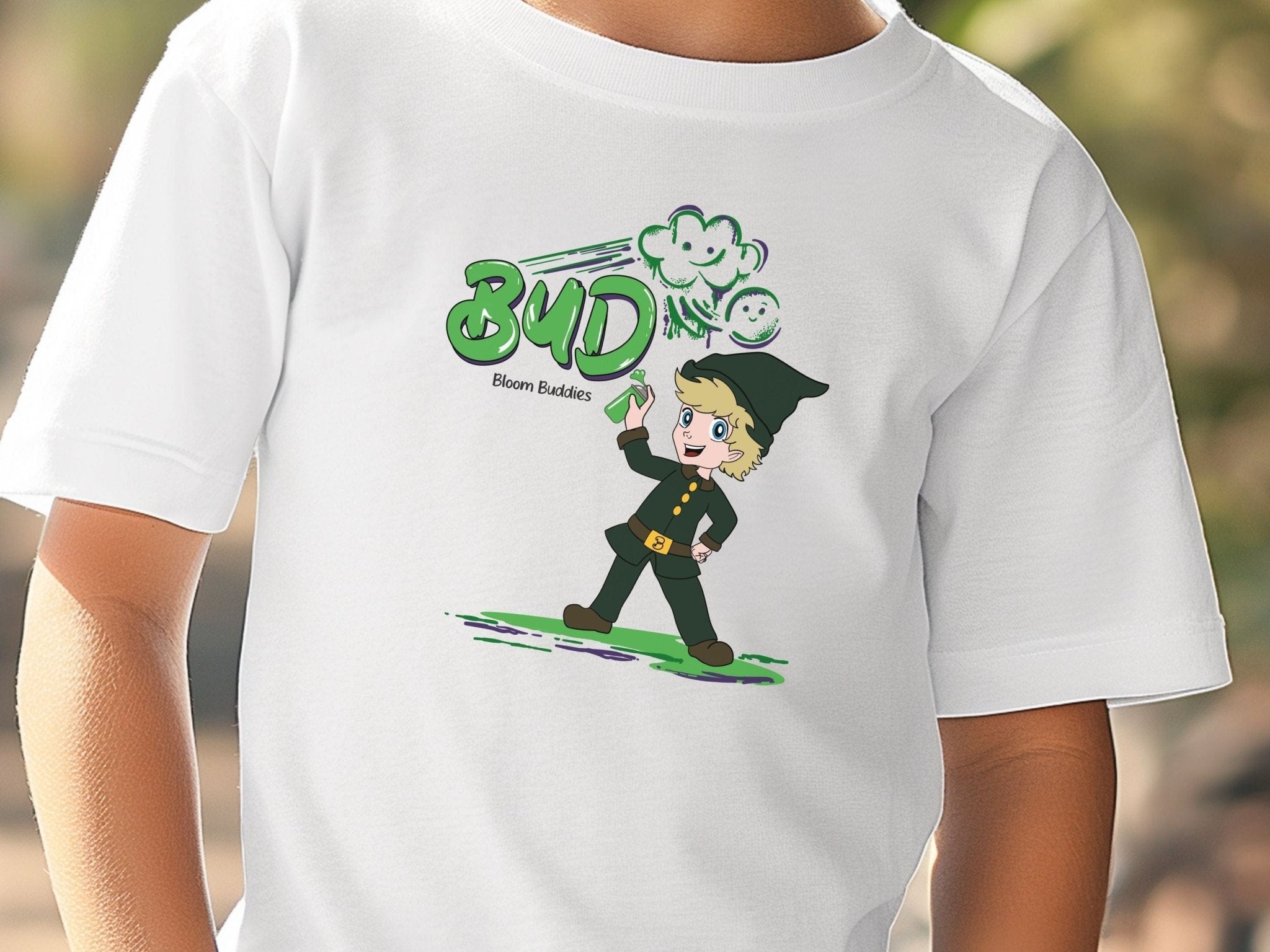 Autism Kids clothes - Bud Graffiti - Bloom Buddies Kids T-Shirt - Daily Bloom