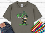 Bud Graffiti - Bloom Buddies Kids T-Shirt-Charcoal-Neurodiversity, ADHD & Autism Awareness & Acceptance Kids clothes by Daily Bloom