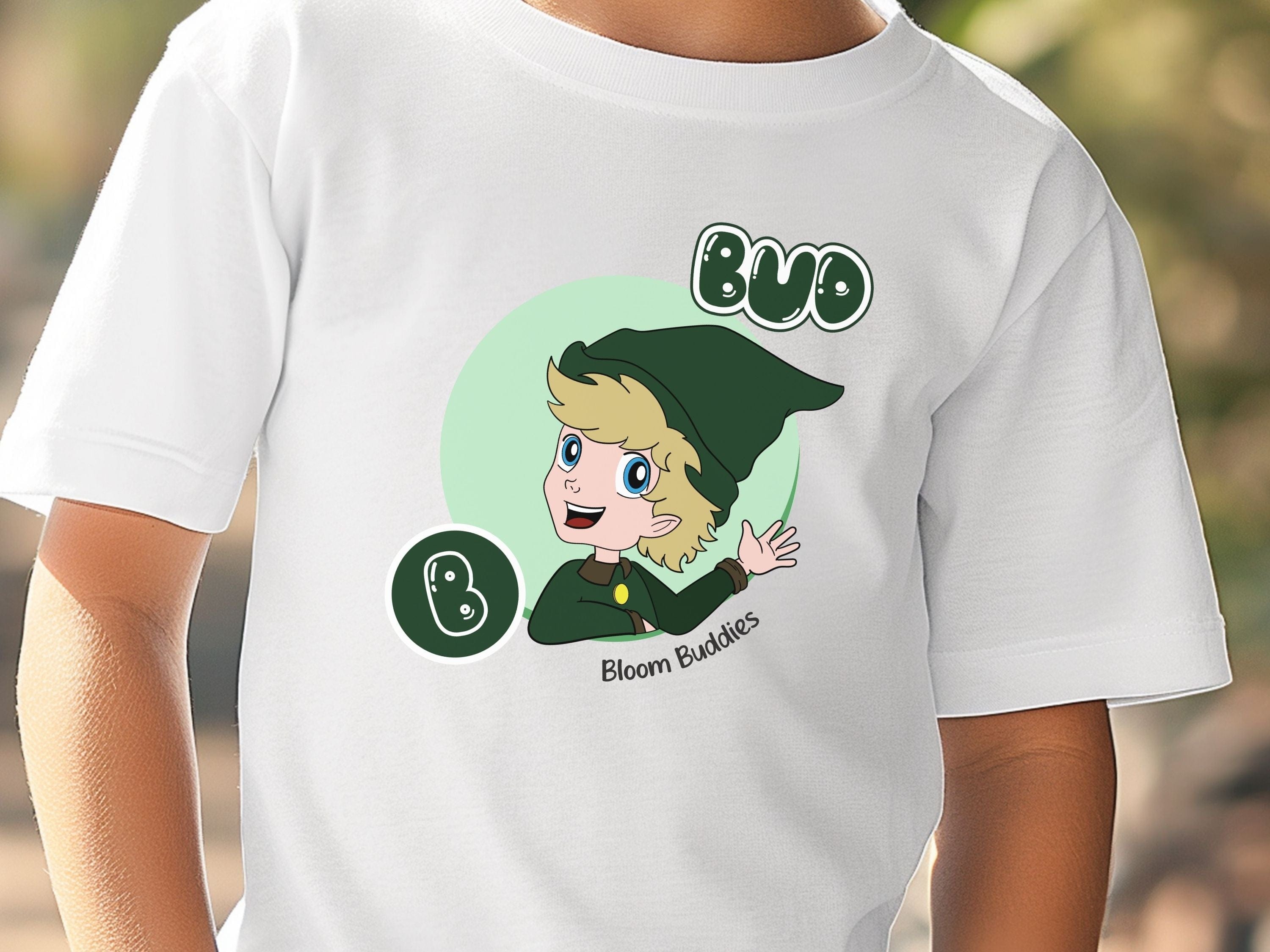 Bud Profile Picture - Bloom Buddies Kids T-Shirt-Neurodiversity, ADHD & Autism Awareness & Acceptance Kids clothes by Daily Bloom