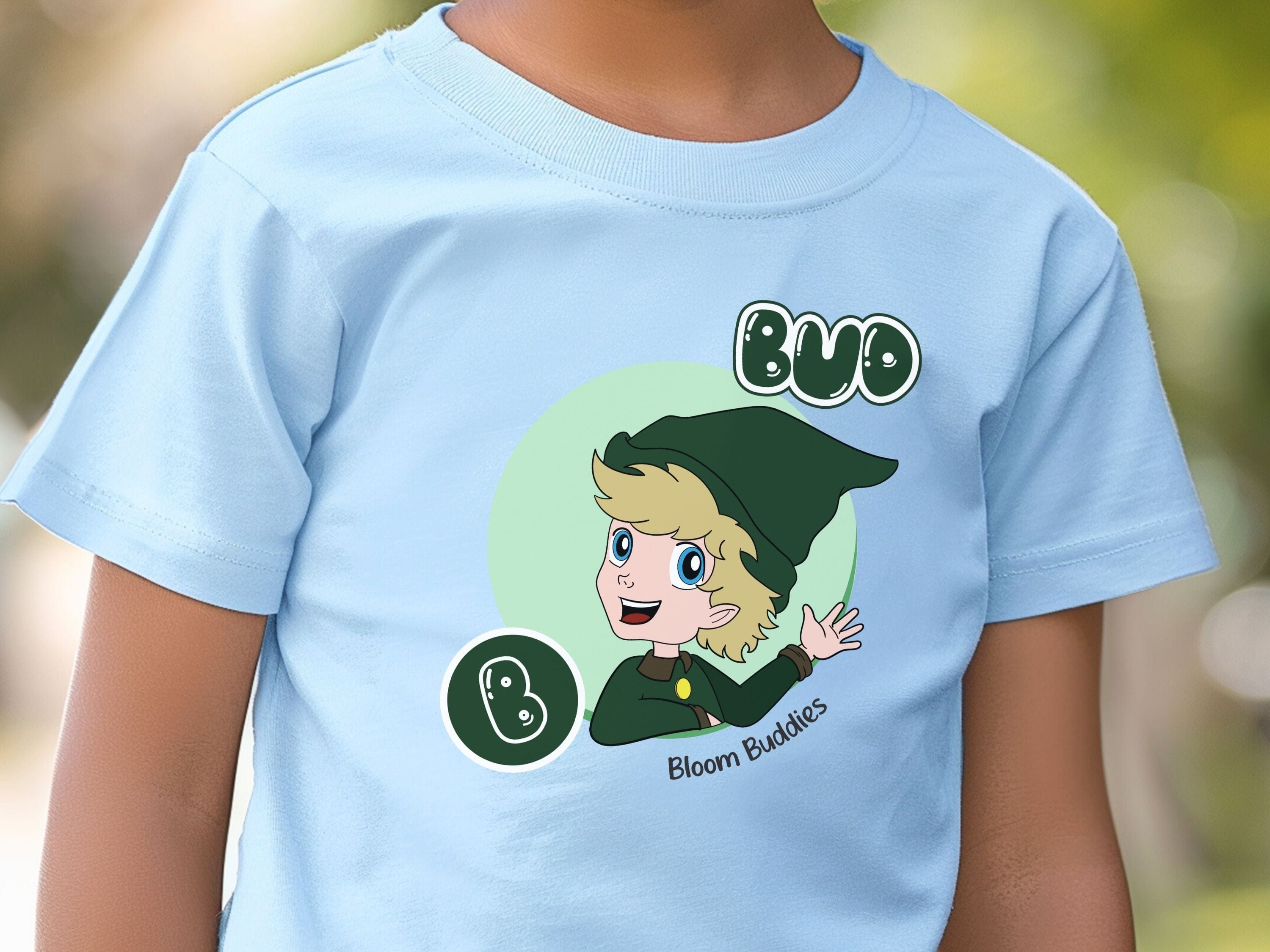 Bud Profile Picture - Bloom Buddies Kids T-Shirt-Neurodiversity, ADHD & Autism Awareness & Acceptance Kids clothes by Daily Bloom