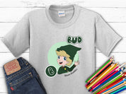 Bud Profile Picture - Bloom Buddies Kids T-Shirt-Ash-Neurodiversity, ADHD & Autism Awareness & Acceptance Kids clothes by Daily Bloom