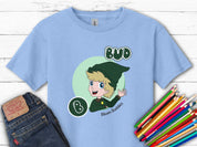 Bud Profile Picture - Bloom Buddies Kids T-Shirt-Light Blue-Neurodiversity, ADHD & Autism Awareness & Acceptance Kids clothes by Daily Bloom