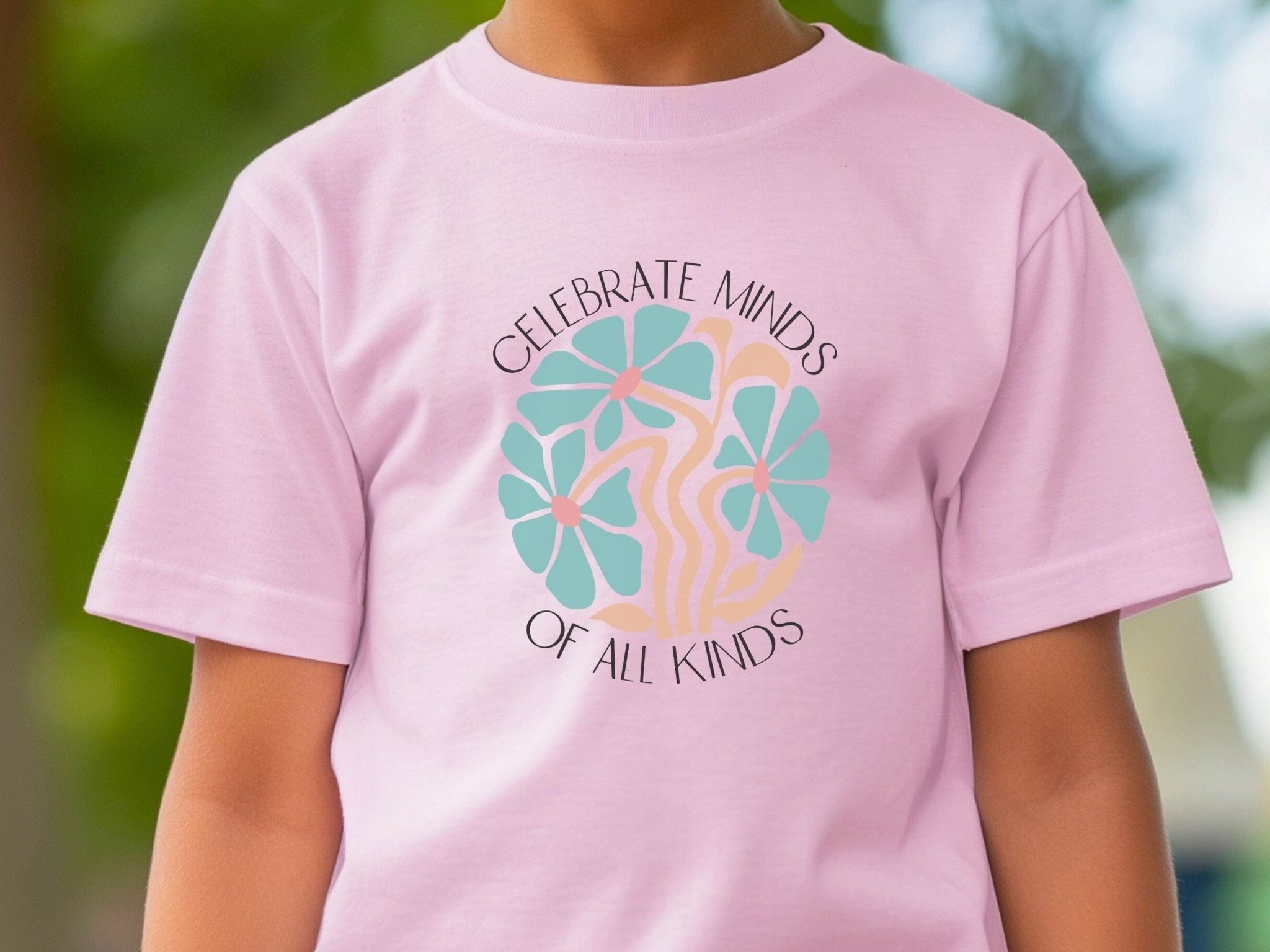 Autism Kids clothes - Celebrate Minds of All Kinds Kids T-Shirt - Daily Bloom