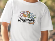 Choose Inclusions Kids T-Shirt-Neurodiversity, ADHD & Autism Awareness & Acceptance Kids clothes by Daily Bloom