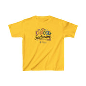 Autism Kids clothes - Choose Inclusions Kids T-Shirt - The Joshua School - Daily Bloom