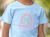 Embrace Neurodiversity Kids T-Shirt-Neurodiversity, ADHD & Autism Awareness & Acceptance Kids clothes by Daily Bloom
