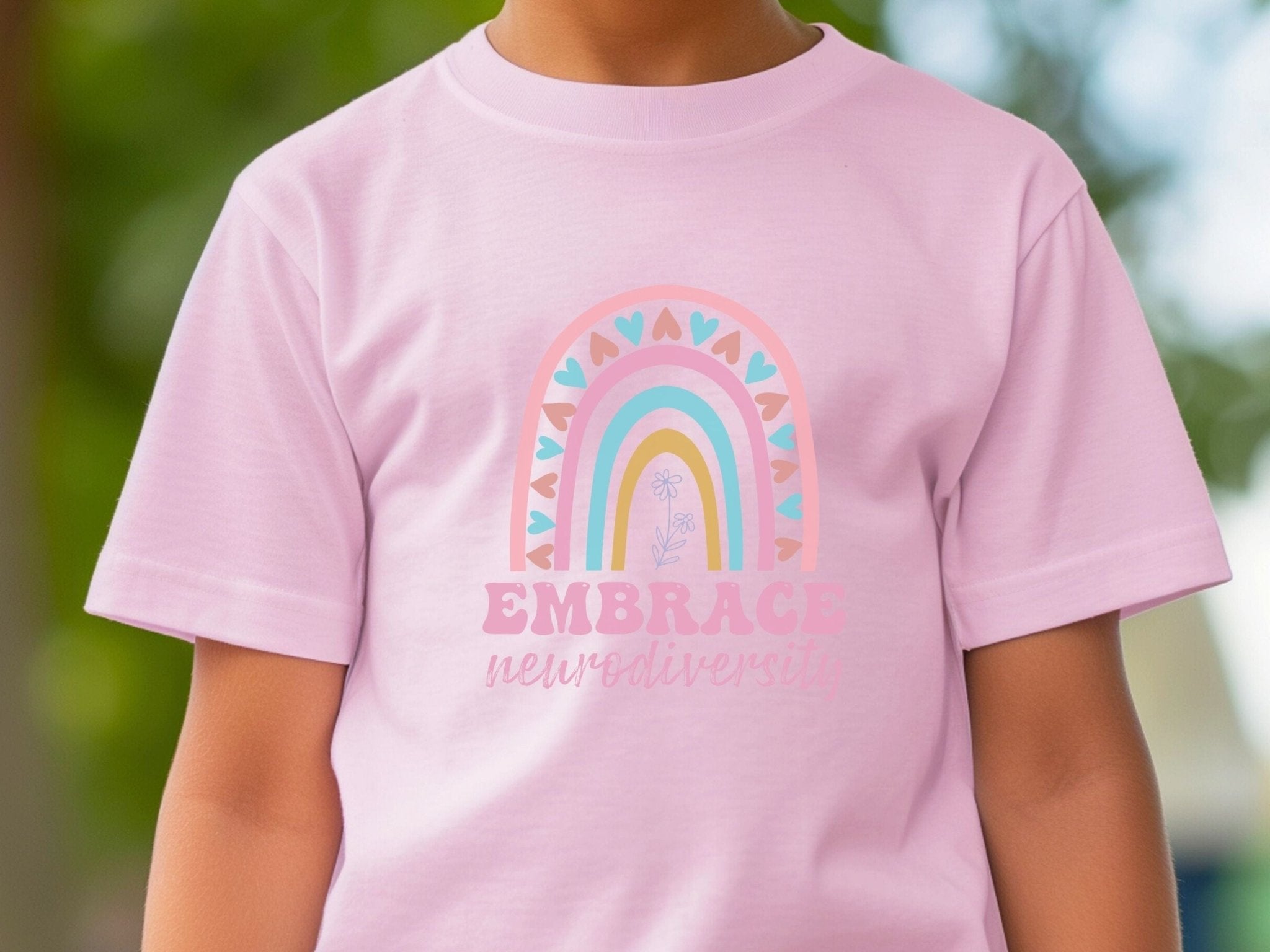 Autism Kids clothes - Embrace Neurodiversity Kids T-Shirt - Daily Bloom