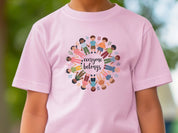 Everyone Belongs Kids Holding Hands Kids T-Shirt-Neurodiversity, ADHD & Autism Awareness & Acceptance Kids clothes by Daily Bloom