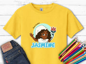 Jasmine Profile Picture - Bloom Buddies Kids T-Shirt-Daisy-Neurodiversity, ADHD & Autism Awareness & Acceptance Kids clothes by Daily Bloom