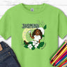 Autism Kids clothes - Jasmine Sitting In The Flowers - Bloom Buddies Kids T-Shirt - Daily Bloom
