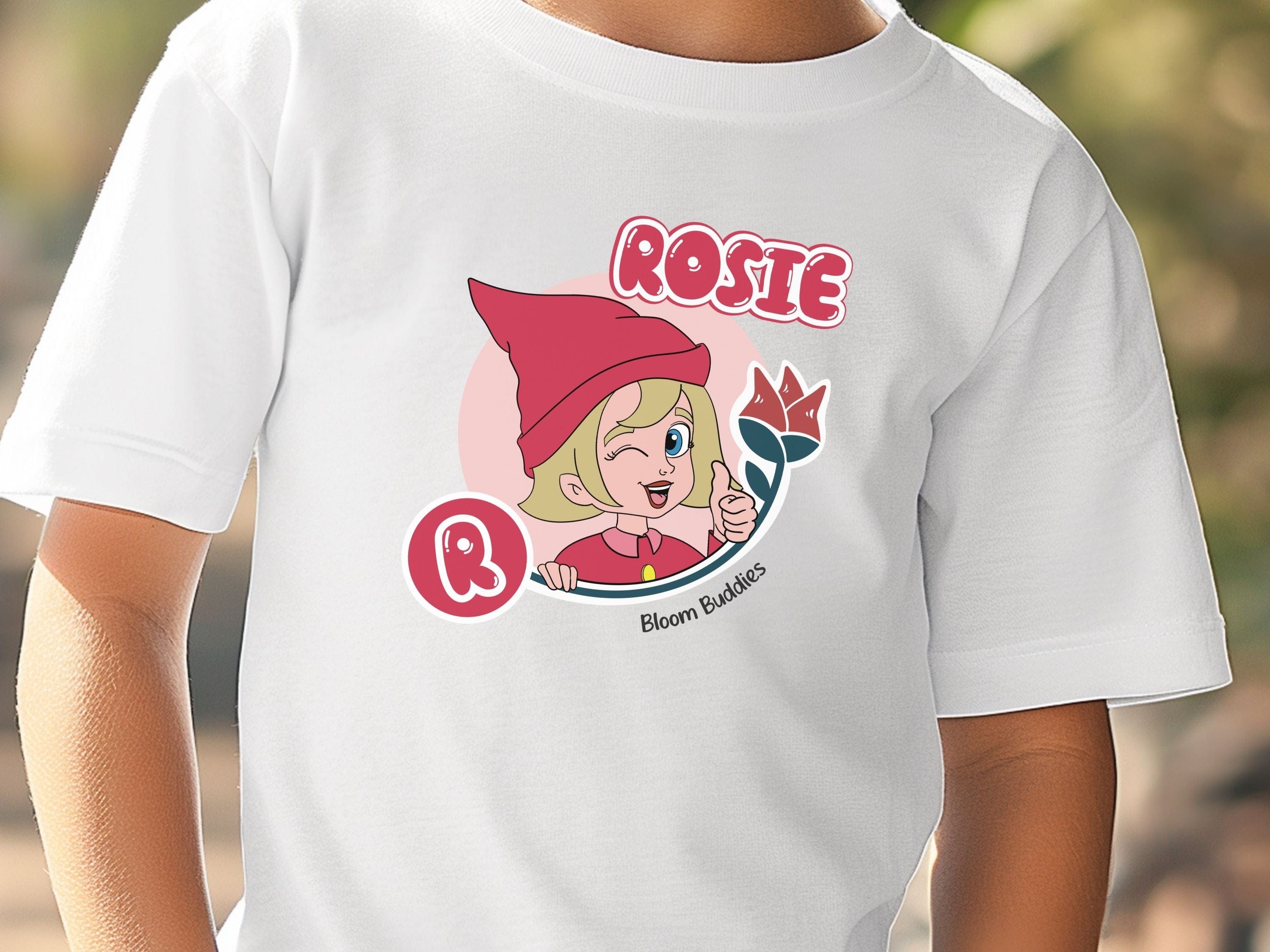 Rosie Profile Picture - Bloom Buddies Kids T-Shirt-Neurodiversity, ADHD & Autism Awareness & Acceptance Kids clothes by Daily Bloom