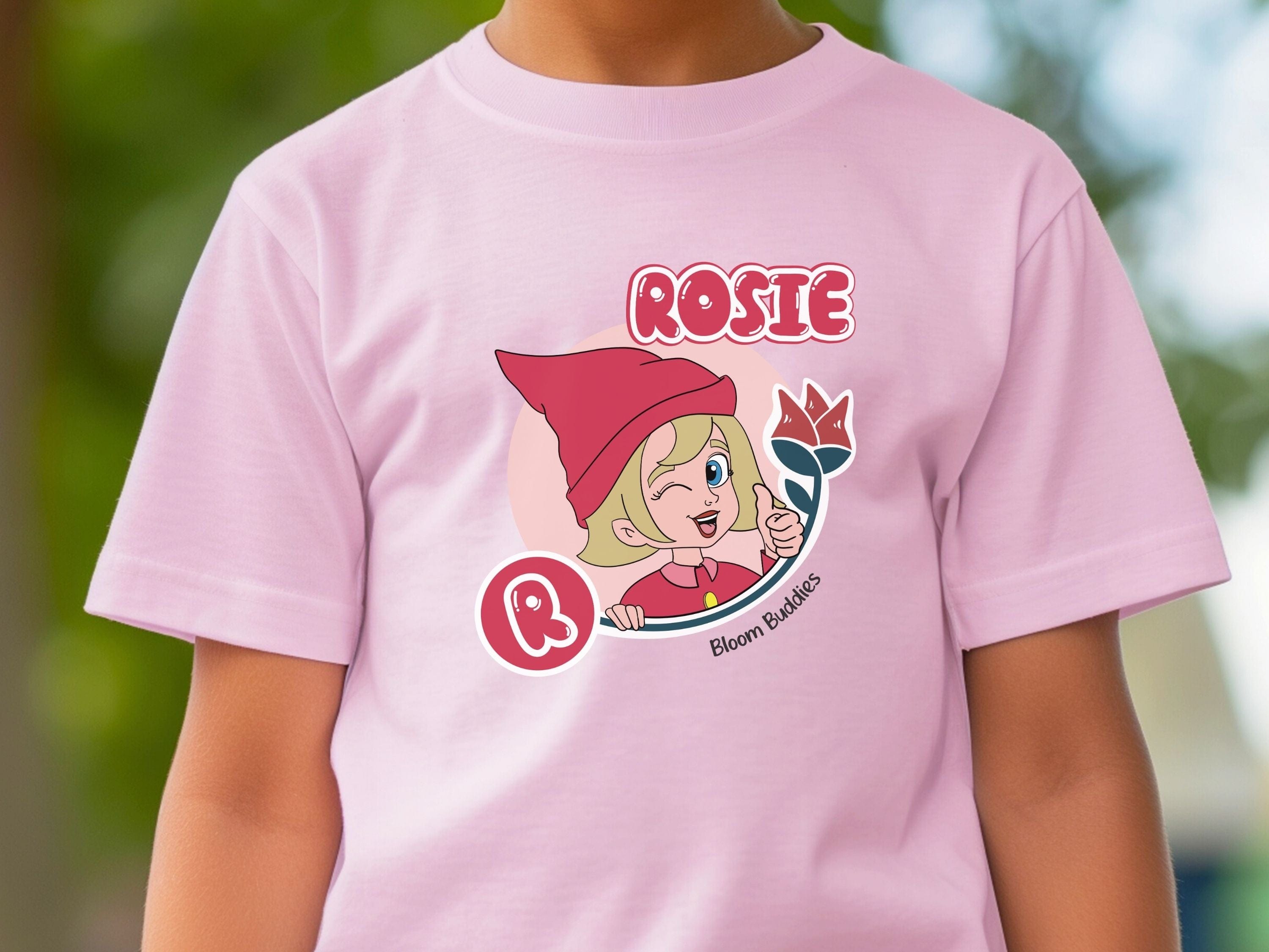 Rosie Profile Picture - Bloom Buddies Kids T-Shirt-Neurodiversity, ADHD & Autism Awareness & Acceptance Kids clothes by Daily Bloom
