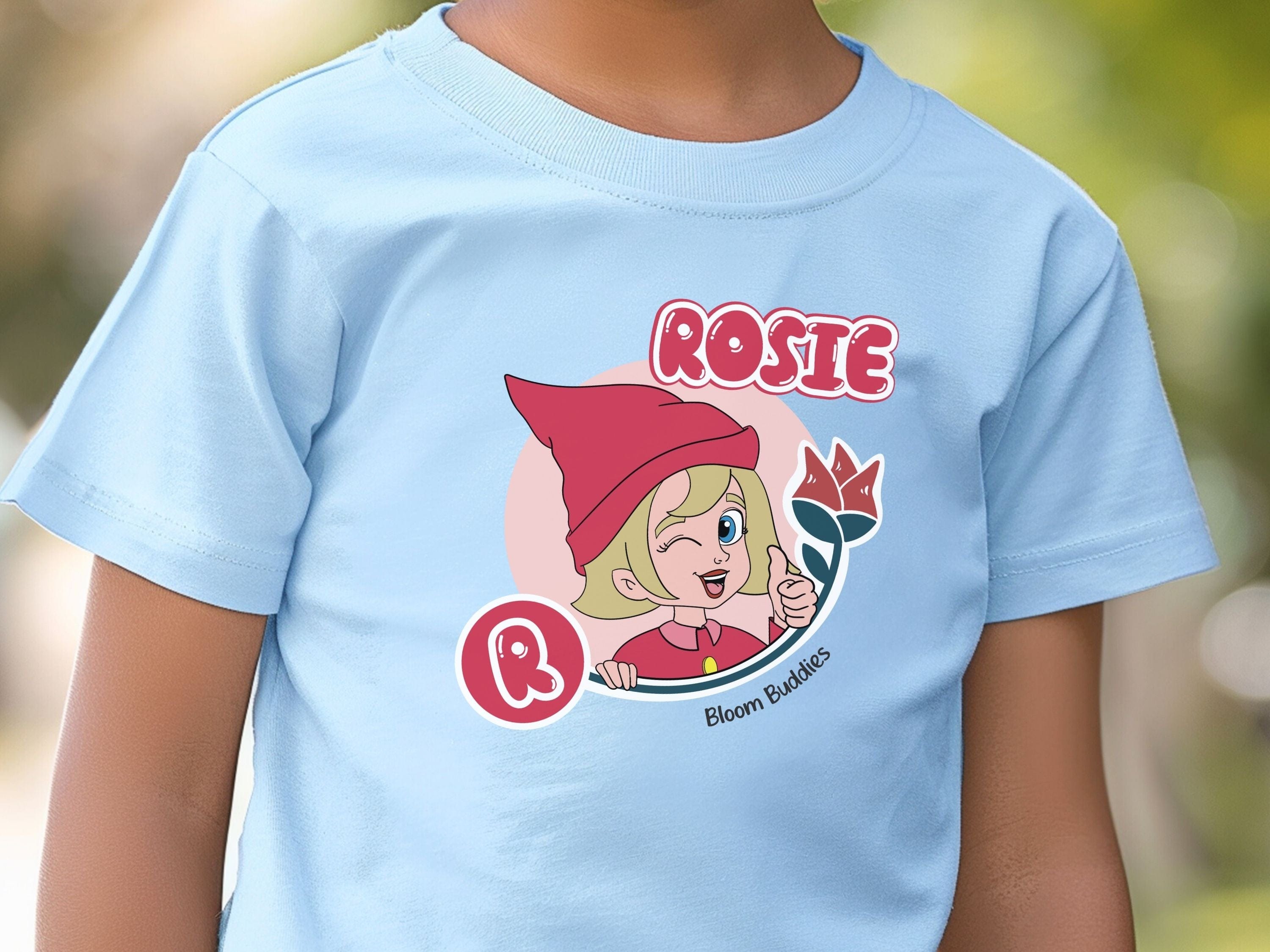 Rosie Profile Picture - Bloom Buddies Kids T-Shirt-Neurodiversity, ADHD & Autism Awareness & Acceptance Kids clothes by Daily Bloom