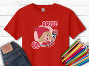 Rosie Profile Picture - Bloom Buddies Kids T-Shirt-Red-Neurodiversity, ADHD & Autism Awareness & Acceptance Kids clothes by Daily Bloom