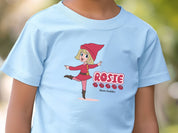 Rosie Skipping - Bloom Buddies Kids T-Shirt-Neurodiversity, ADHD & Autism Awareness & Acceptance Kids clothes by Daily Bloom