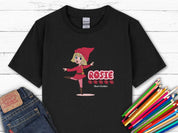 Rosie Skipping - Bloom Buddies Kids T-Shirt-Black-Neurodiversity, ADHD & Autism Awareness & Acceptance Kids clothes by Daily Bloom