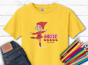 Rosie Skipping - Bloom Buddies Kids T-Shirt-Daisy-Neurodiversity, ADHD & Autism Awareness & Acceptance Kids clothes by Daily Bloom