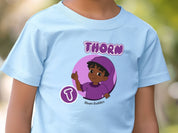 Thorn Profile Picture - Bloom Buddies Kids T-Shirt-Neurodiversity, ADHD & Autism Awareness & Acceptance Kids clothes by Daily Bloom