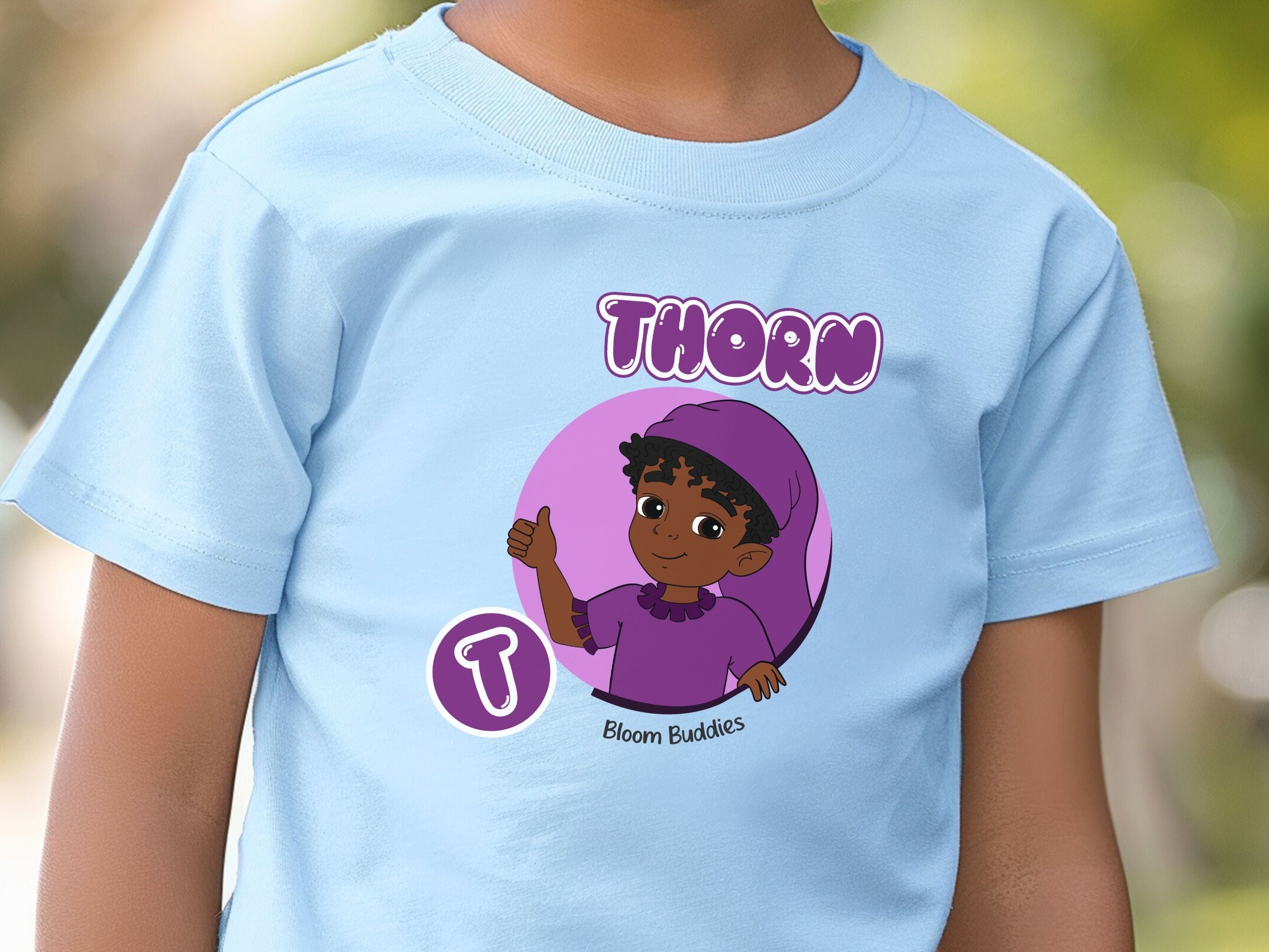 Thorn Profile Picture - Bloom Buddies Kids T-Shirt-Neurodiversity, ADHD & Autism Awareness & Acceptance Kids clothes by Daily Bloom