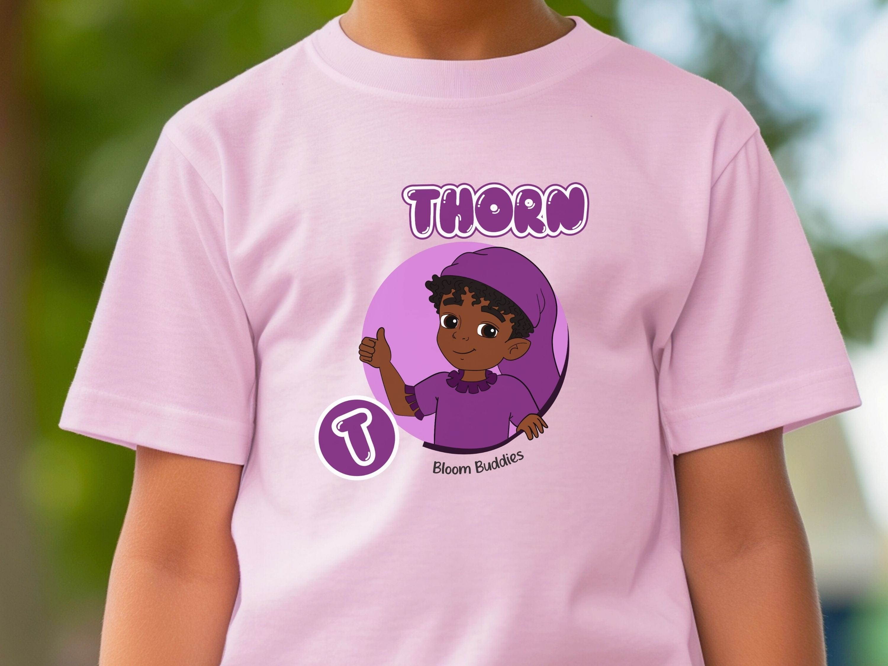 Thorn Profile Picture - Bloom Buddies Kids T-Shirt-Neurodiversity, ADHD & Autism Awareness & Acceptance Kids clothes by Daily Bloom