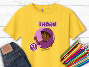 Thorn Profile Picture - Bloom Buddies Kids T-Shirt-Daisy-Neurodiversity, ADHD & Autism Awareness & Acceptance Kids clothes by Daily Bloom