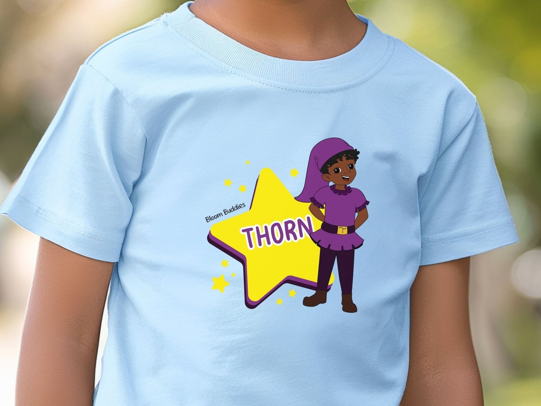 Autism Kids clothes - Thorn the Star - Bloom Buddies Kids T-Shirt - Daily Bloom