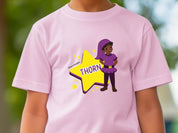 Thorn the Star - Bloom Buddies Kids T-Shirt-Neurodiversity, ADHD & Autism Awareness & Acceptance Kids clothes by Daily Bloom